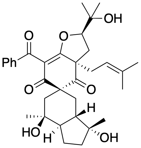Structure 391: lagarocladone B — spiroindanes, transHydrindane