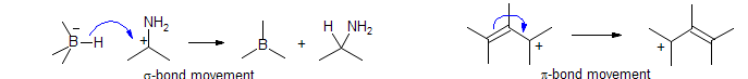 Third type of electron pushing processes: Bond Movement