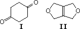 Compound I, 1,4-cyclohexanedione, and compound II, a bicyclic bis-tetrahydrofuran (furofuran)