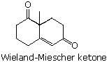 Wieland-Miescher ketone, an angular methyl bicyclic octahydronaphthalenedione
